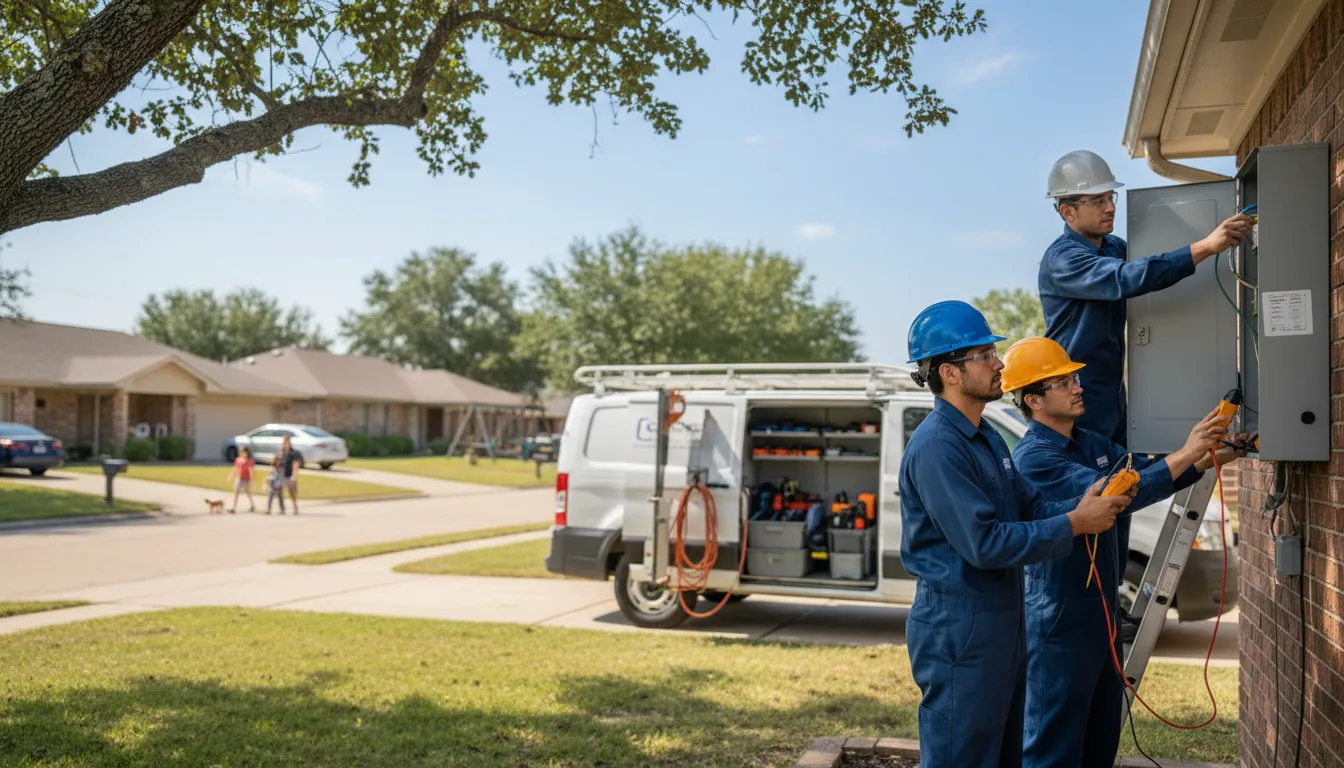 Certified electrician providing emergency electrical services in Mount Carmel, UT